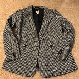 Gap women’s 1 button double breasted lapel boyfriend blazer